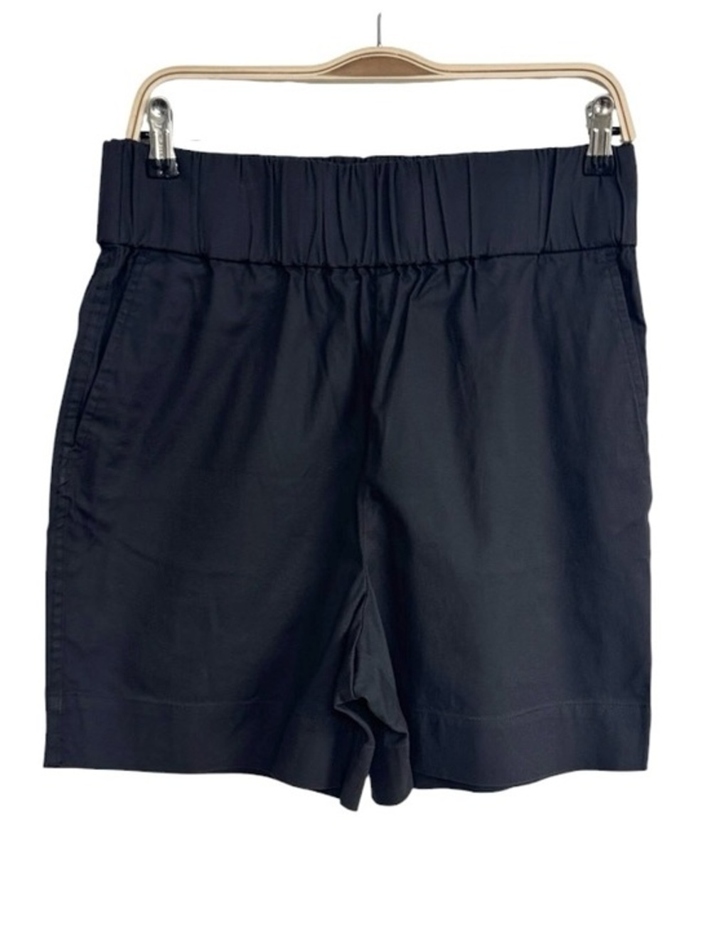 Faherty Charcoal Gray Pull On Shorts Elastic Waist Lightweight Womens Small